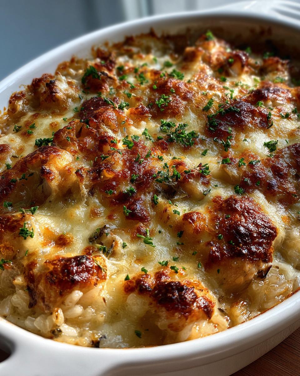 French Onion Chicken Rice Bake - detail 2