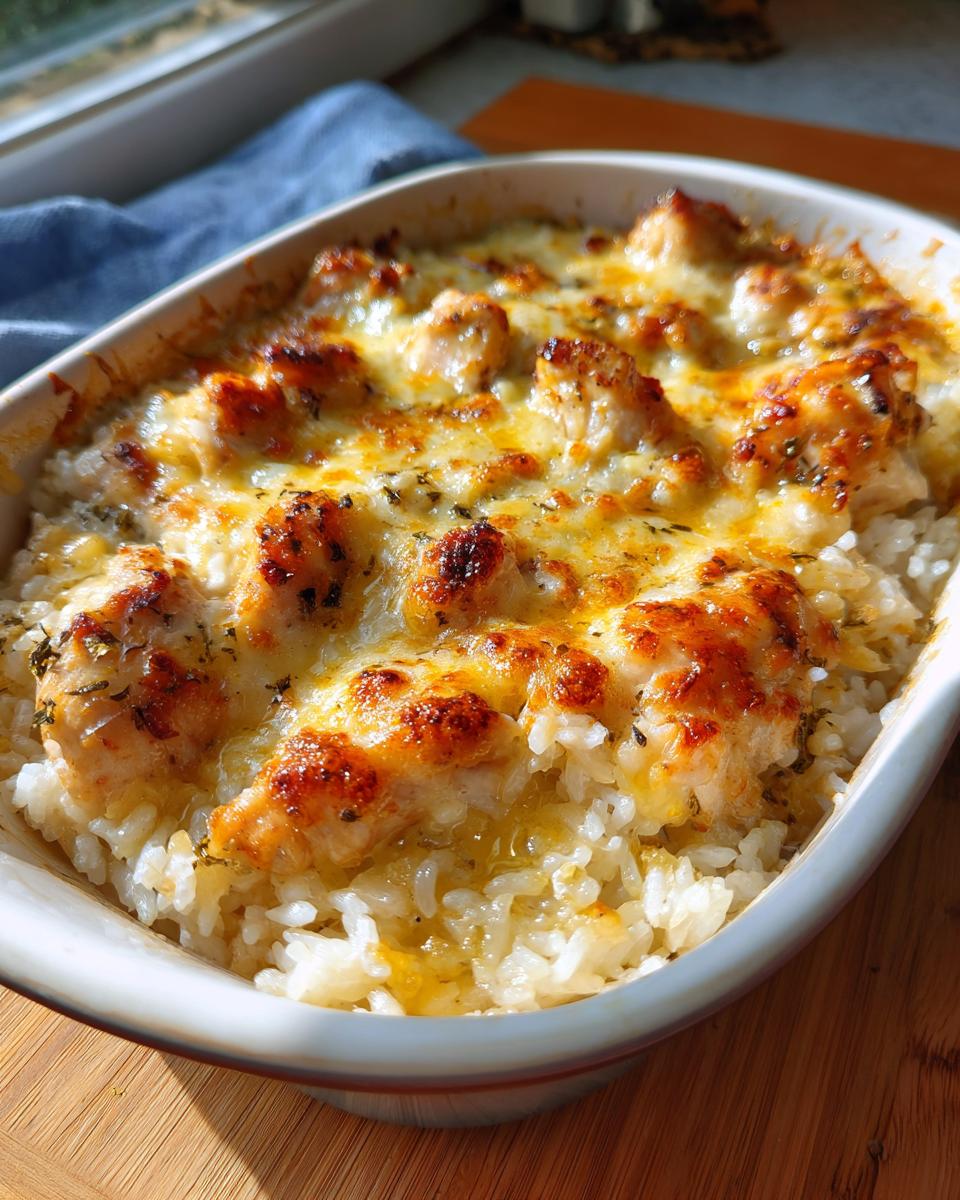 French Onion Chicken Rice Bake - detail 3