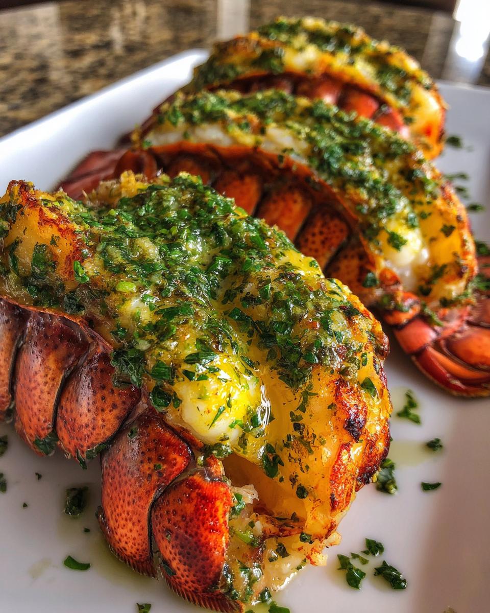 Garlic Herb Butter Lobster Tails - detail 2