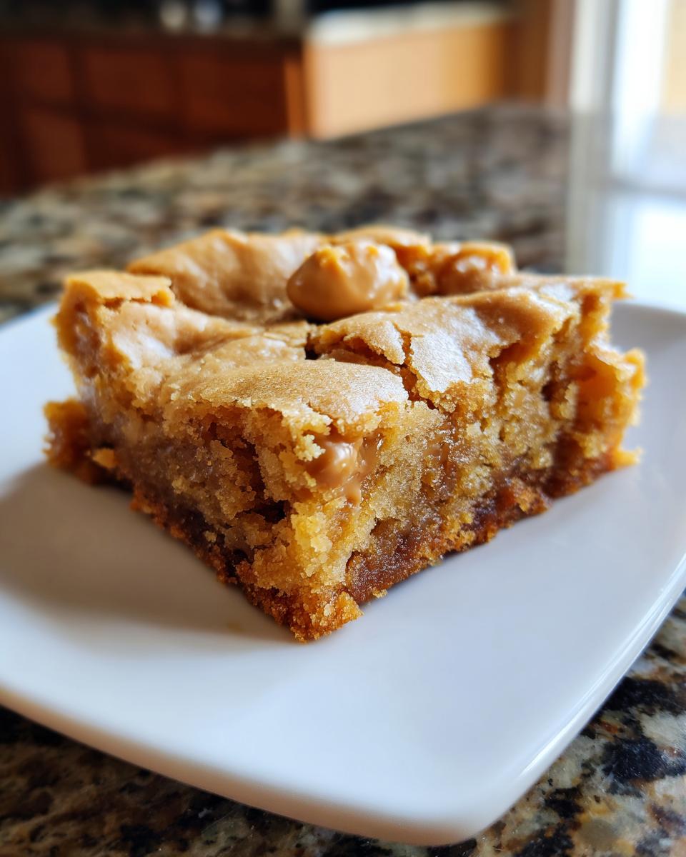 Grandma's Chewy Butterscotch Blondies - detail 1