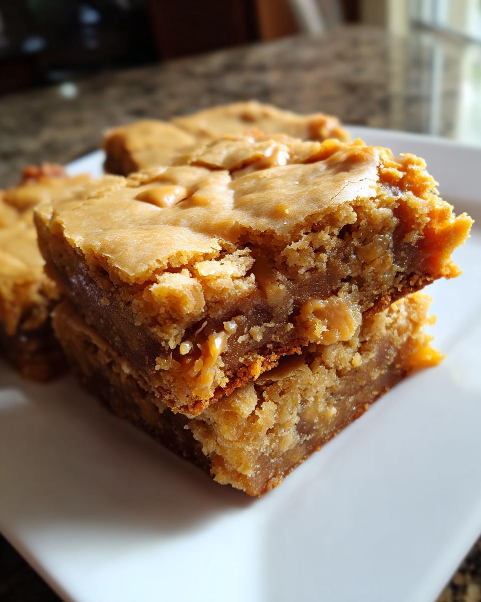Grandma's Chewy Butterscotch Blondies - detail 2