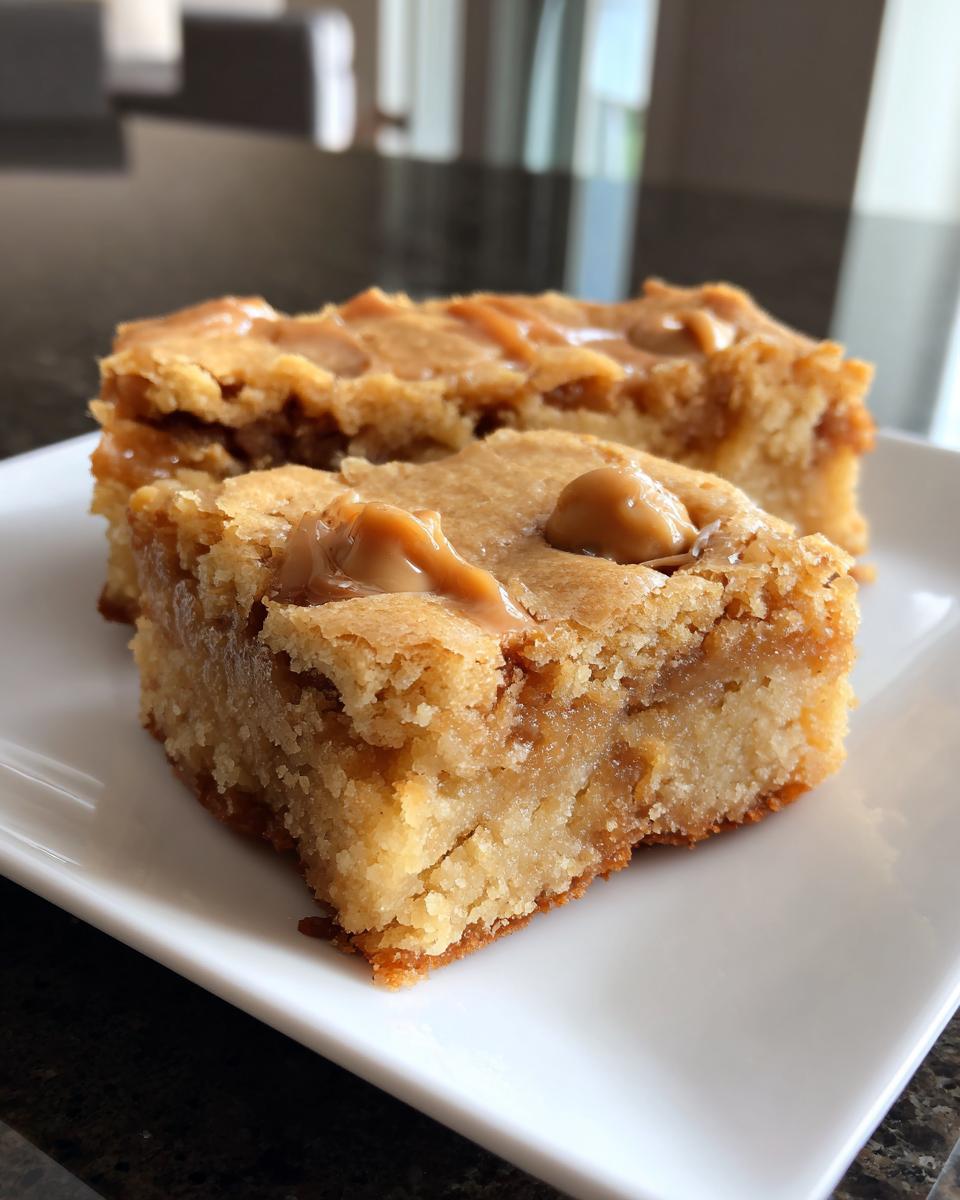 Grandma's Chewy Butterscotch Blondies - detail 4