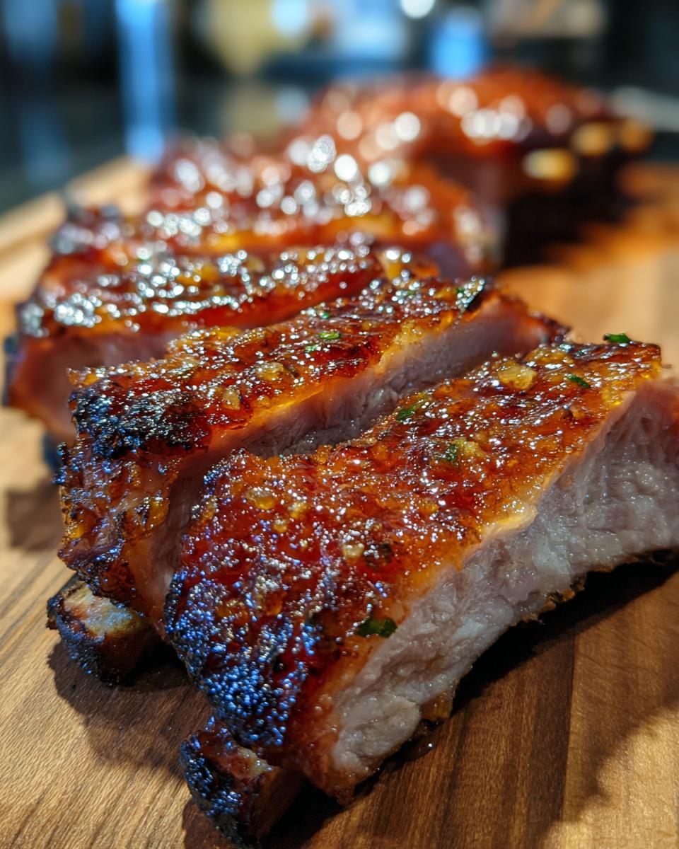 Honey Garlic Ribs - detail 2