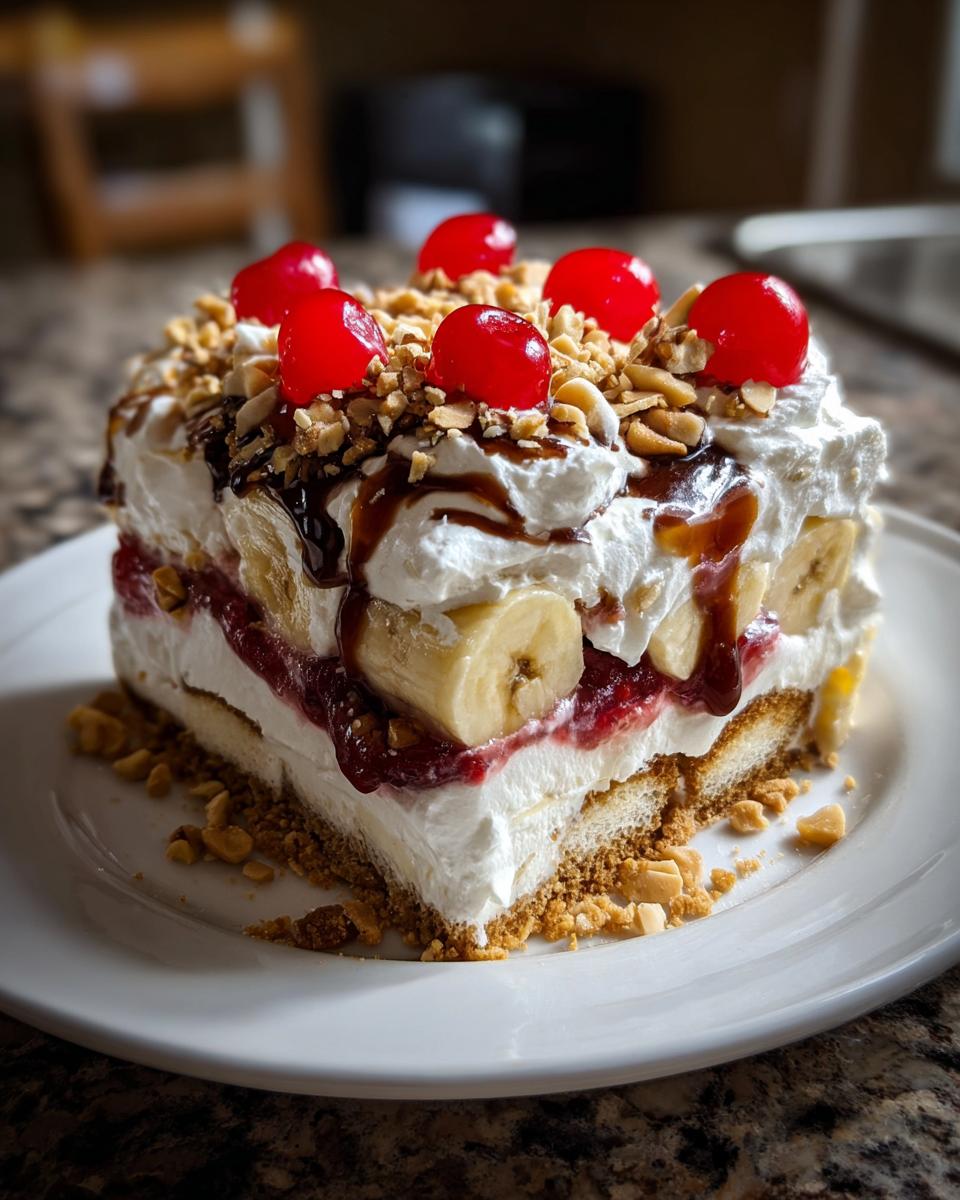 Irresistible No Bake Banana Split Dessert Recipe - Other 3