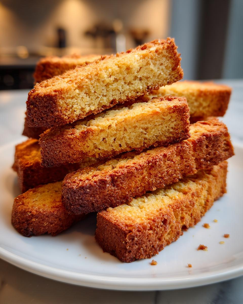 Low Carb Almond Flour Biscotti - detail 1