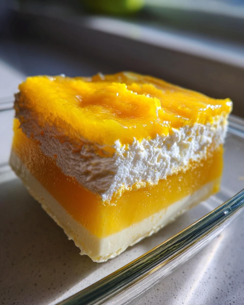 Mango Gelatin with Cream Cheese - detail 1