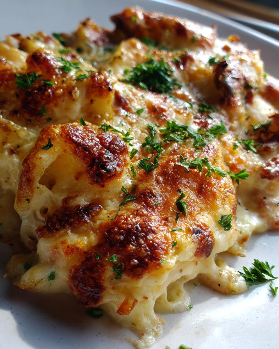 Mushroom, Ham, and Cheese Gratin - detail 3