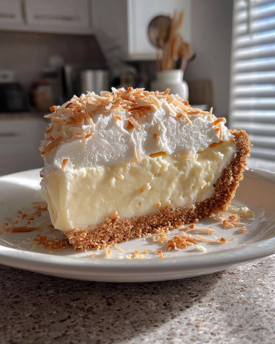 No Bake Coconut Cream Pie - detail 1