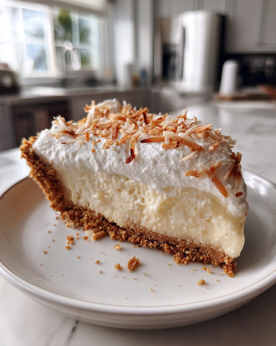 No Bake Coconut Cream Pie - detail 2