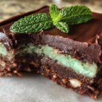 No Bake Keto Chocolate Mint Bars