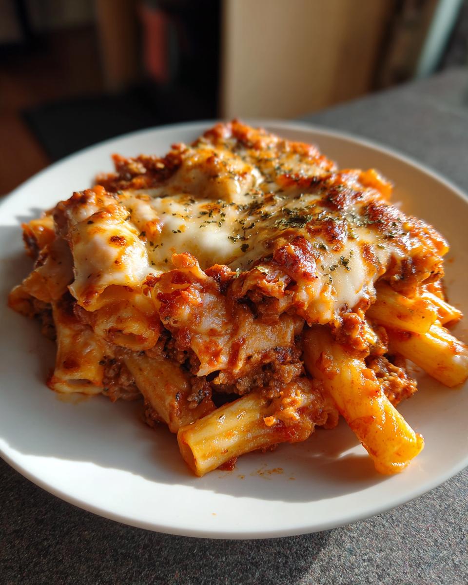 Slow Cooker Creamy Baked Ziti - detail 1