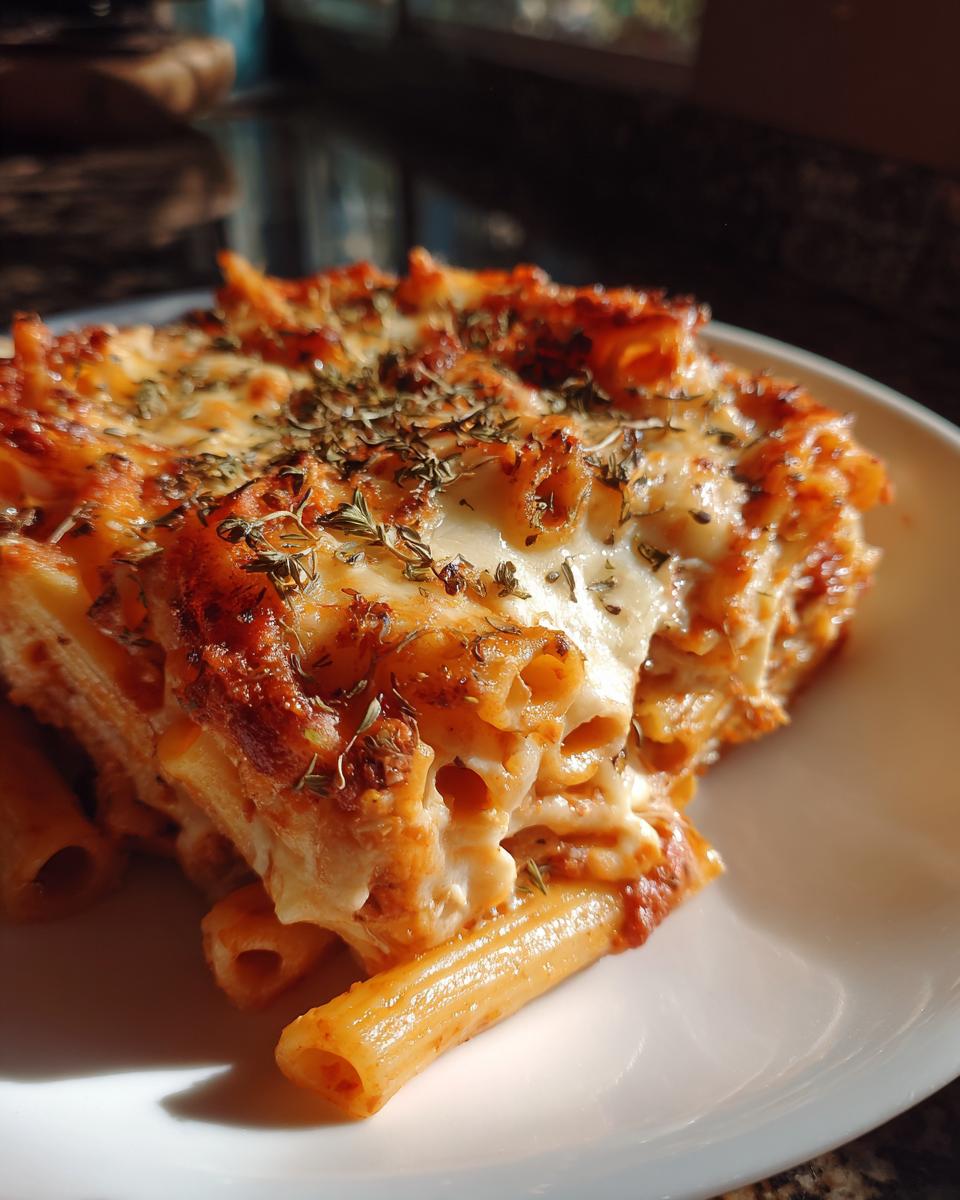 Slow Cooker Creamy Baked Ziti - detail 2