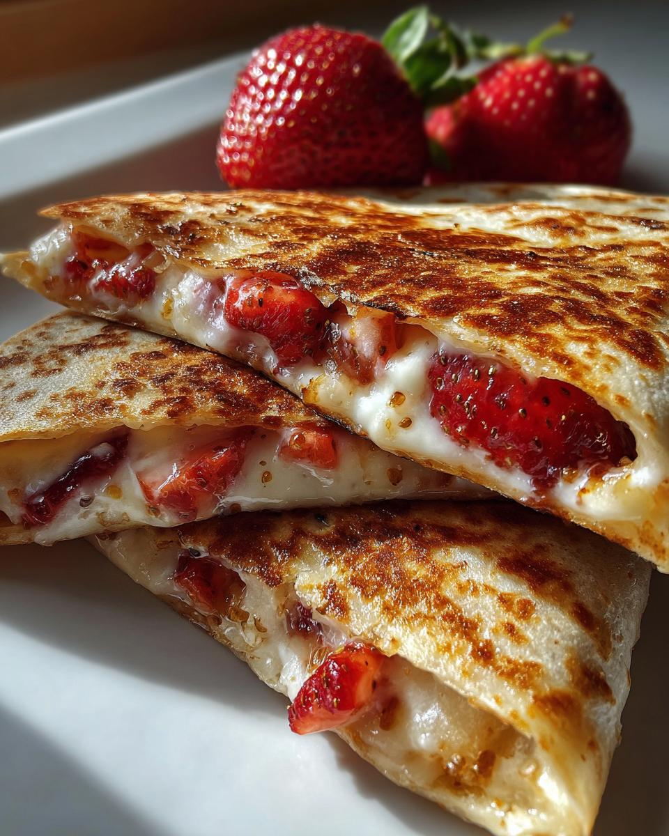 Strawberry Cheesecake Quesadillas - detail 1