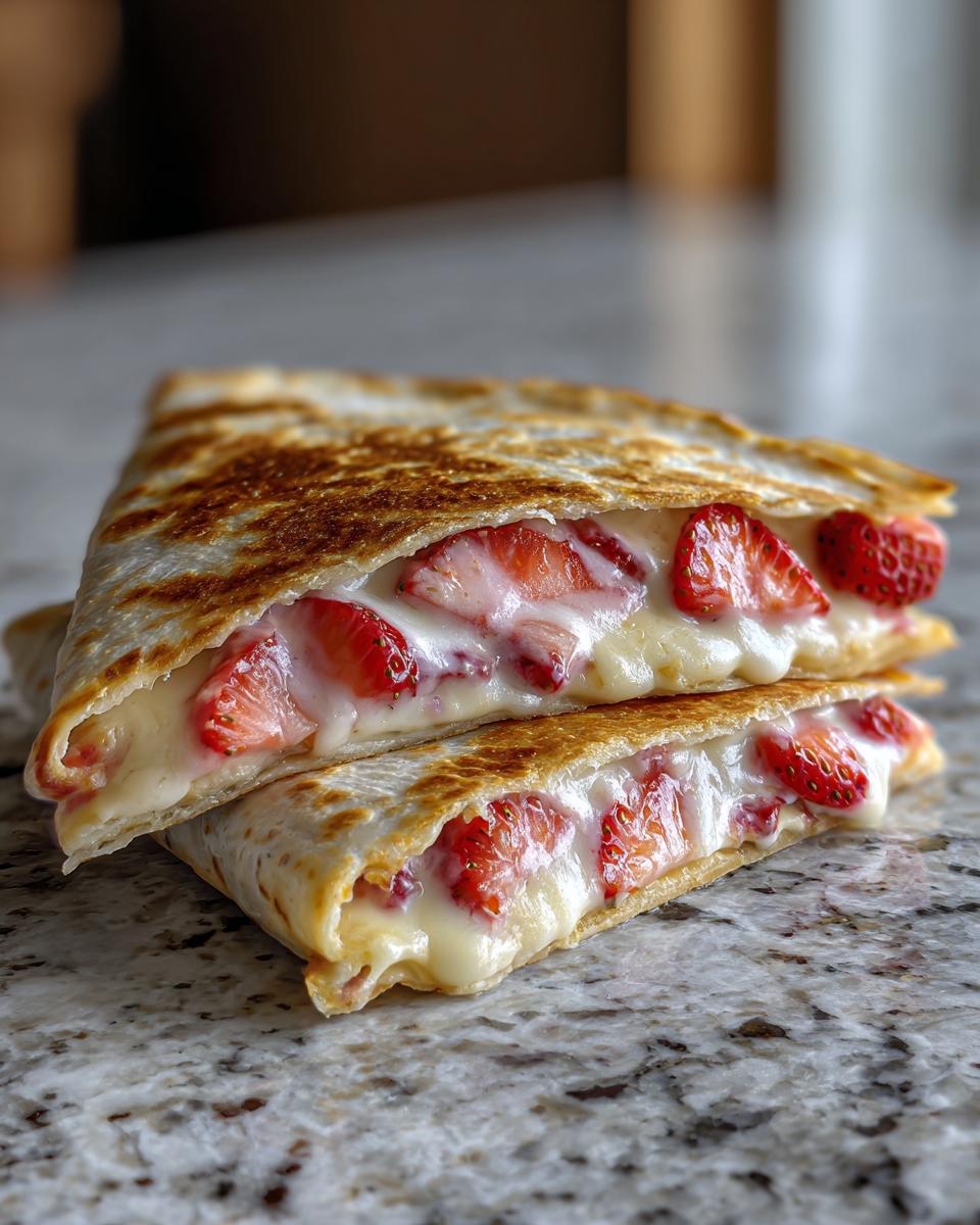 Strawberry Cheesecake Quesadillas - detail 2