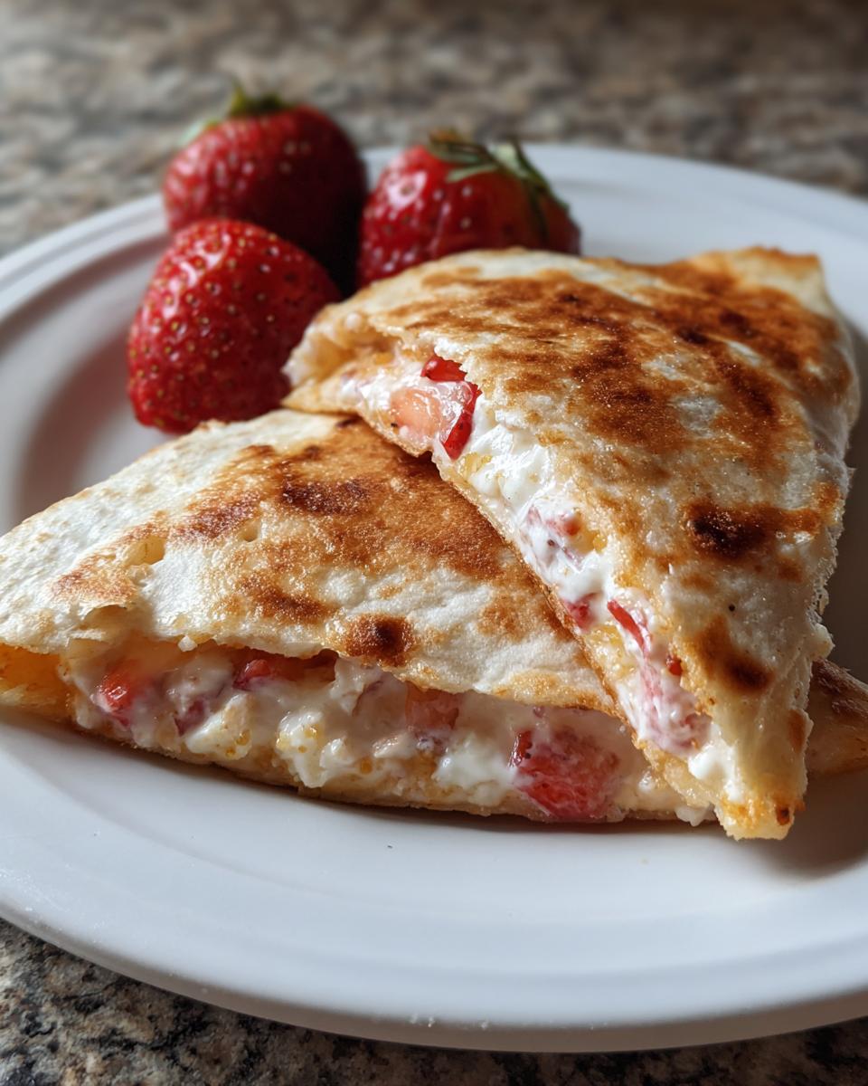 Strawberry Cheesecake Quesadillas - detail 3