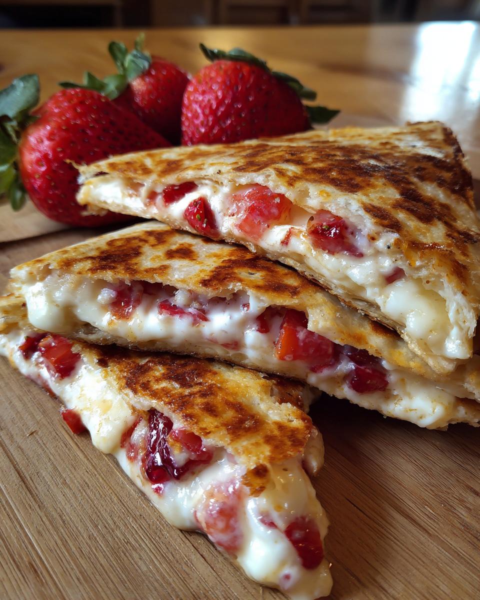 Strawberry Cheesecake Quesadillas - detail 4