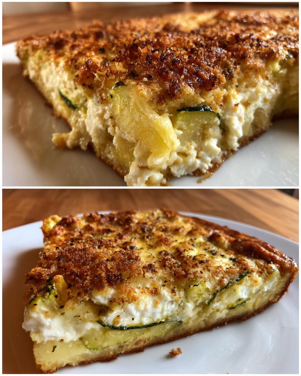 Summer Squash and Lemon Cottage Cheese Bake - detail 4
